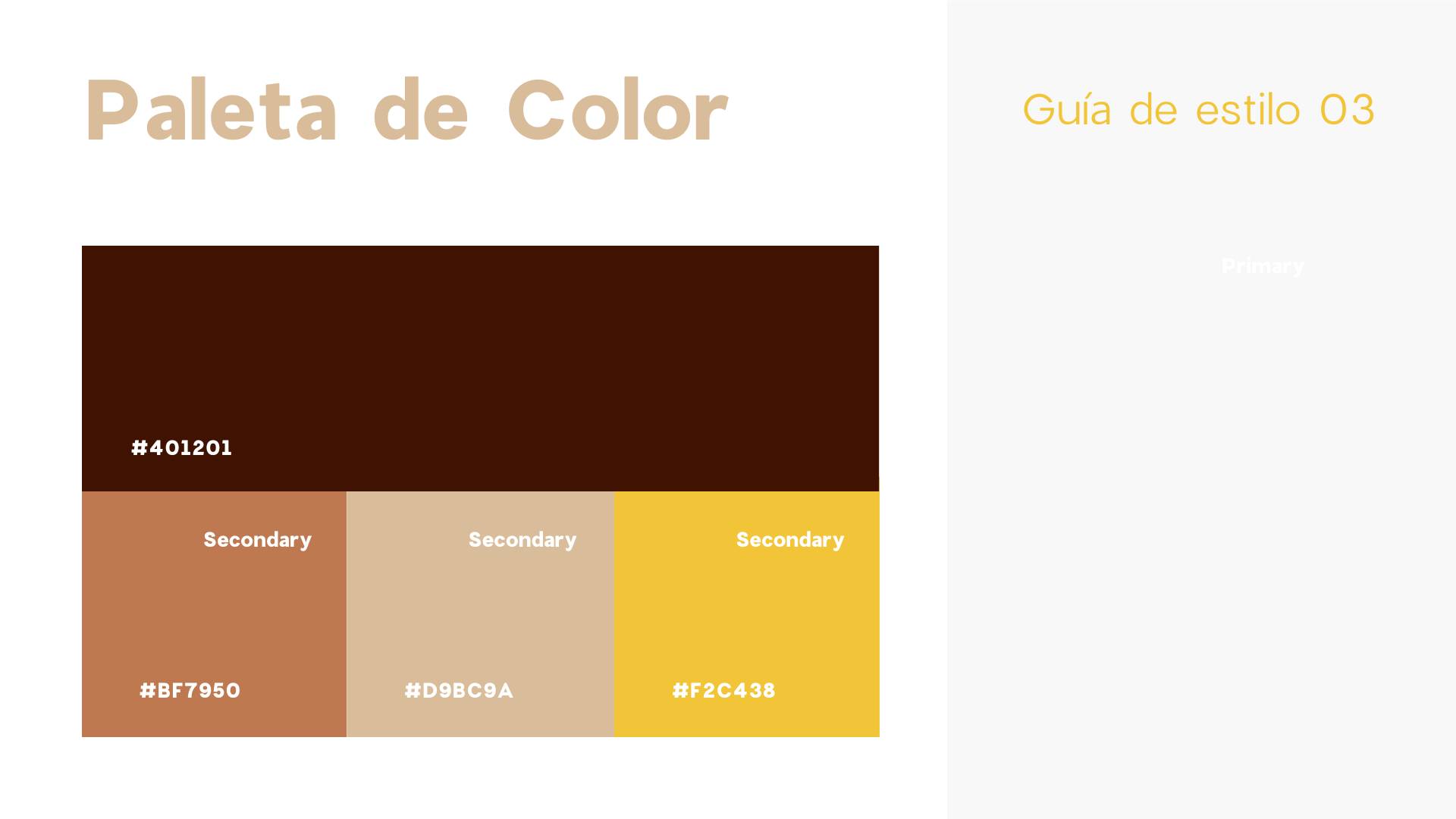 Paleta de colores empleada en el diseño de logotipo para Tzasná Nakúh.